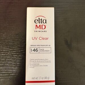 EltaMD UV Clear SPF 46 Face Sunscreen - White and Red